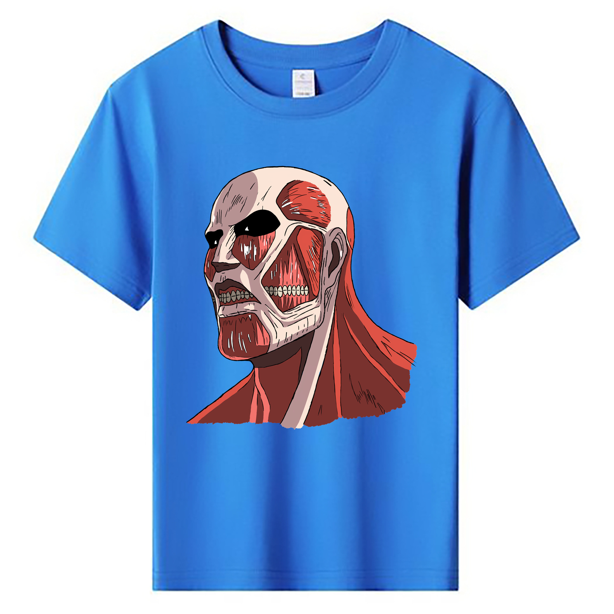 （画像用） 進撃の巨人 Attack on Titan 綿100％キッズTシャツ（フロントプリント）